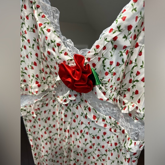 For Love and Lemons brand new white midi dress, never worn, size L - Picture 3 of 8